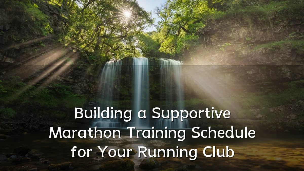 Building a Supportive Marathon Training Schedule for Your Running Club