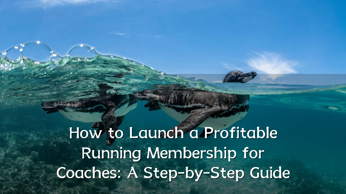 How to Launch a Profitable Running Membership for Coaches: A Step-by-Step Guide