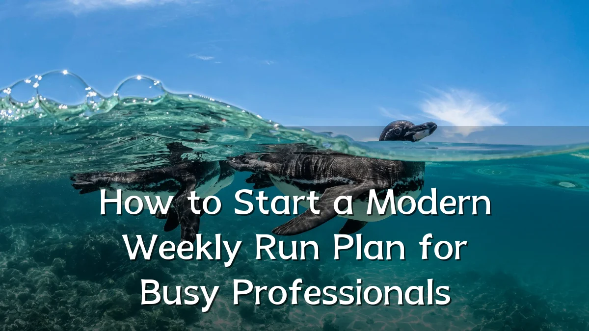 How to Start a Modern Weekly Run Plan for Busy Professionals