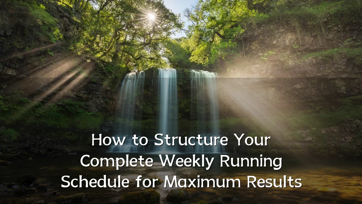 How to Structure Your Complete Weekly Running Schedule for Maximum Results