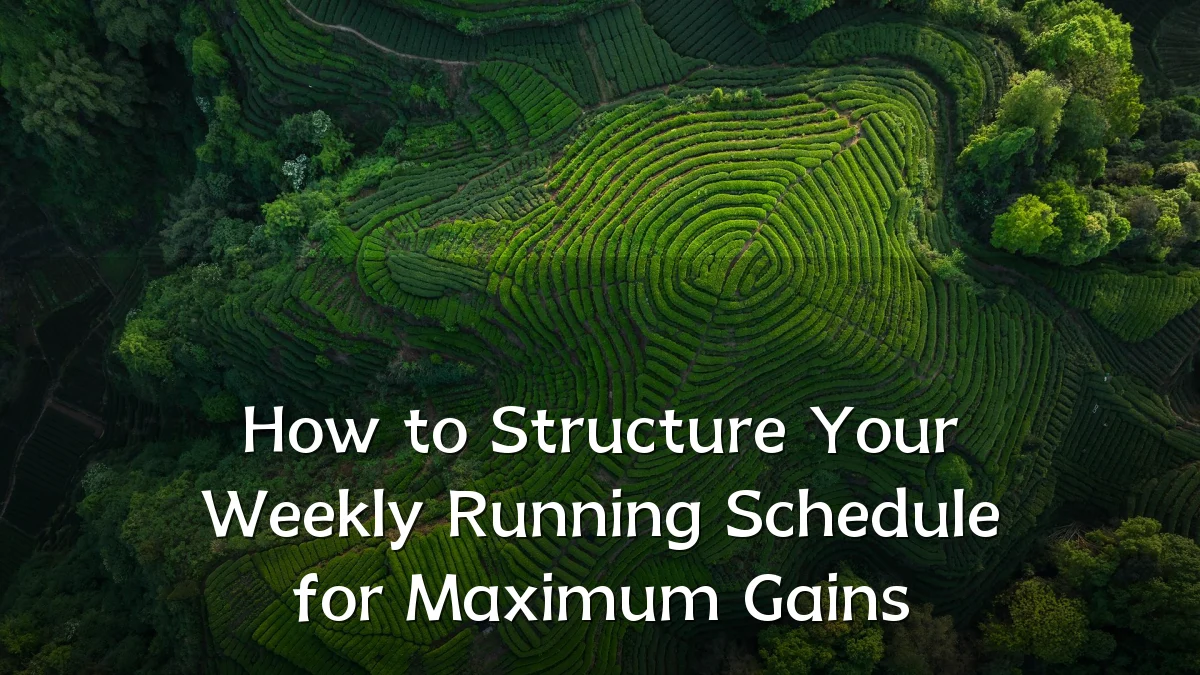 How to Structure Your Weekly Running Schedule for Maximum Gains
