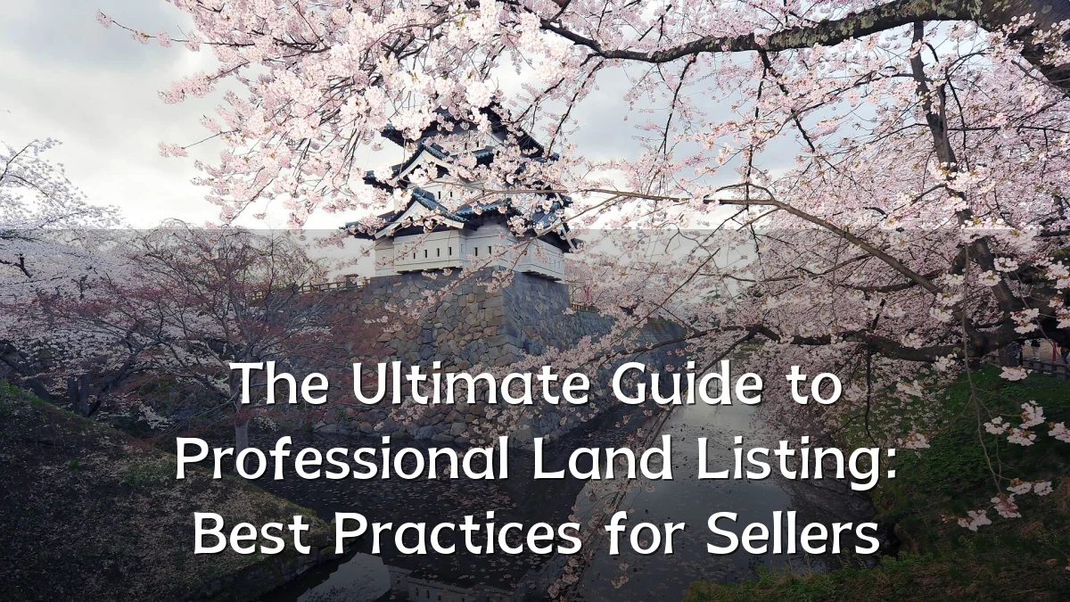 The Ultimate Guide to Professional Land Listing: Best Practices for Sellers