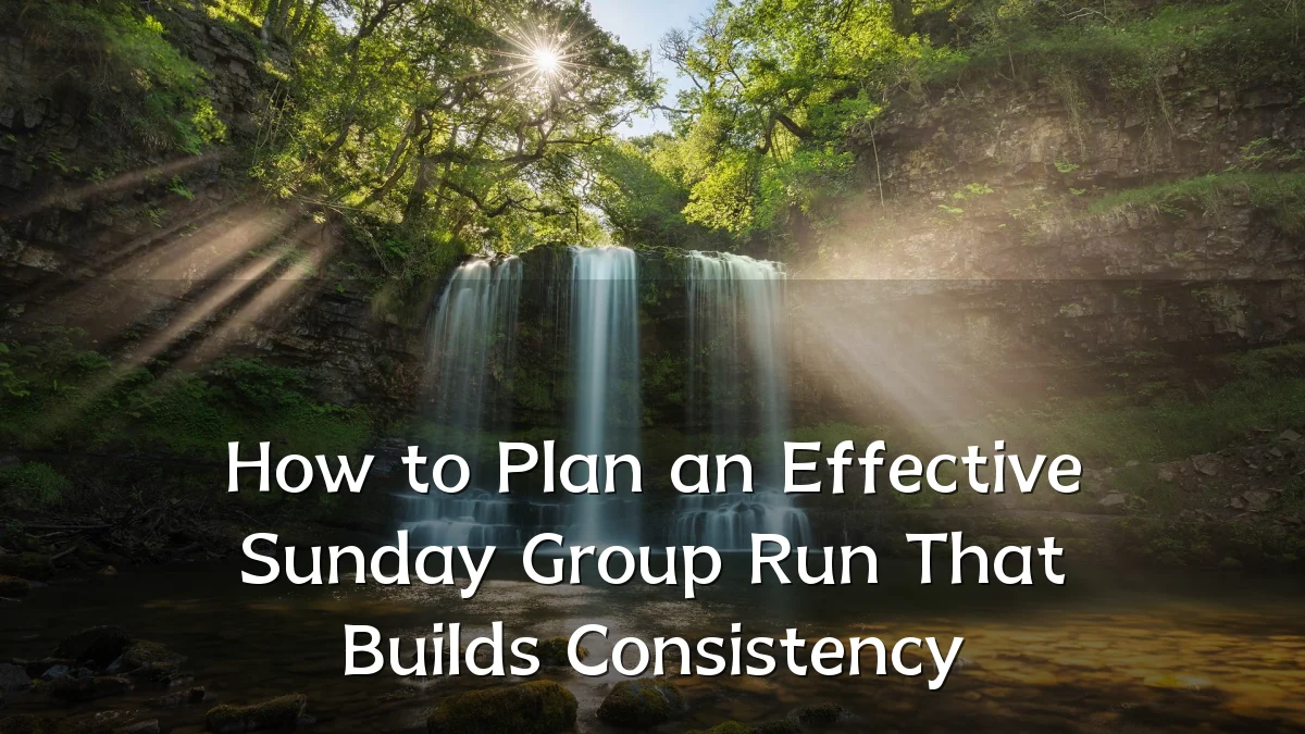 How to Plan an Effective Sunday Group Run That Builds Consistency